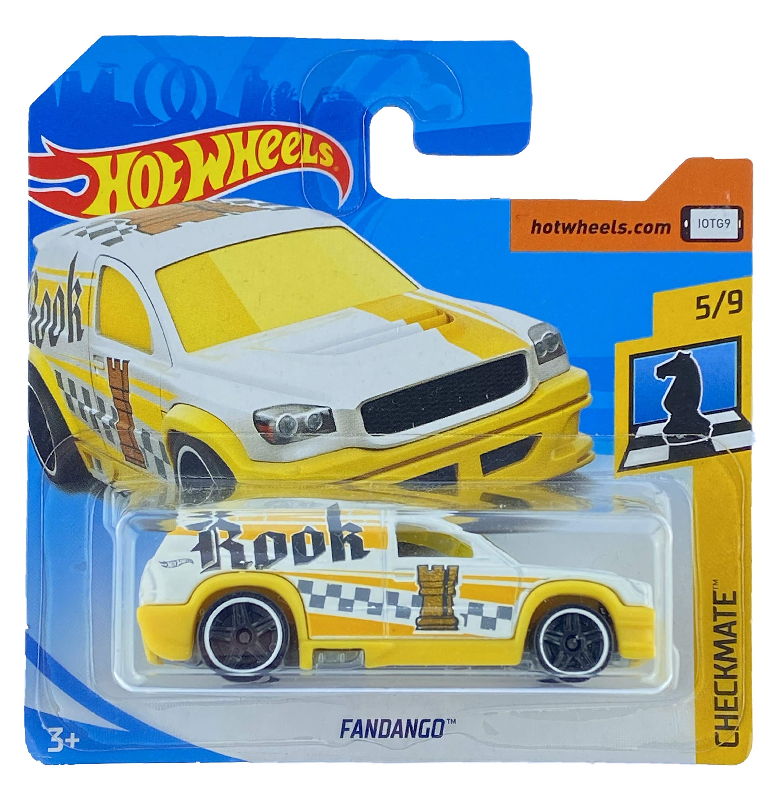 Hot Wheels Fandango (White) 5/9 Checkmate 2018 - 336/365 (Short Card) FJY30