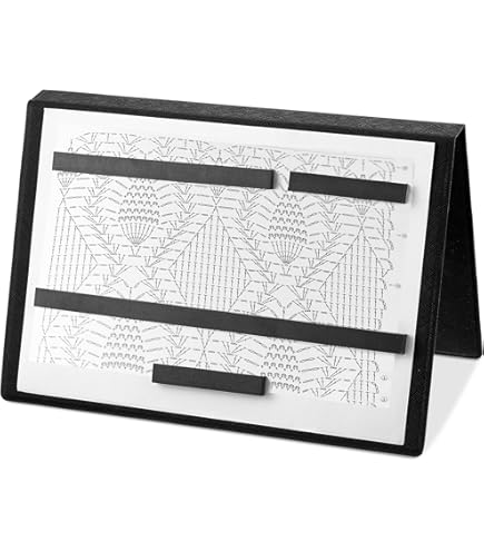 Magnetischer Kreuzstich-Linienfinder – Mit Lineal & Lupenleiste, Aus Acryl, Hält Muster & Stoff Fixiert
