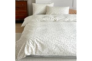 BlueBlue Rabbit Duvet Cover Set Twin 100% Cotton Bedding for Kids Boys Girls Teens Cartoon Cute Bunny on White 1 Kawaii Animal Comforter Cover 2 Pillowcases (Twin)