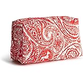 Vera Bradley Premium Cotton Large Cosmetic Makeup Bag