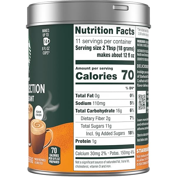 STARBUCKS CREMA COLLECTION PREMIUM INSTANT SALTED CARAMEL FLAVORED INSTANT COFFEE, 100% ARABICA BEANS, 1 TIN (7.12 OZ) 7.12 OZ