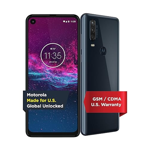 Motorola One Action | Unlocked | 4/128GB | Denim (Renewed)