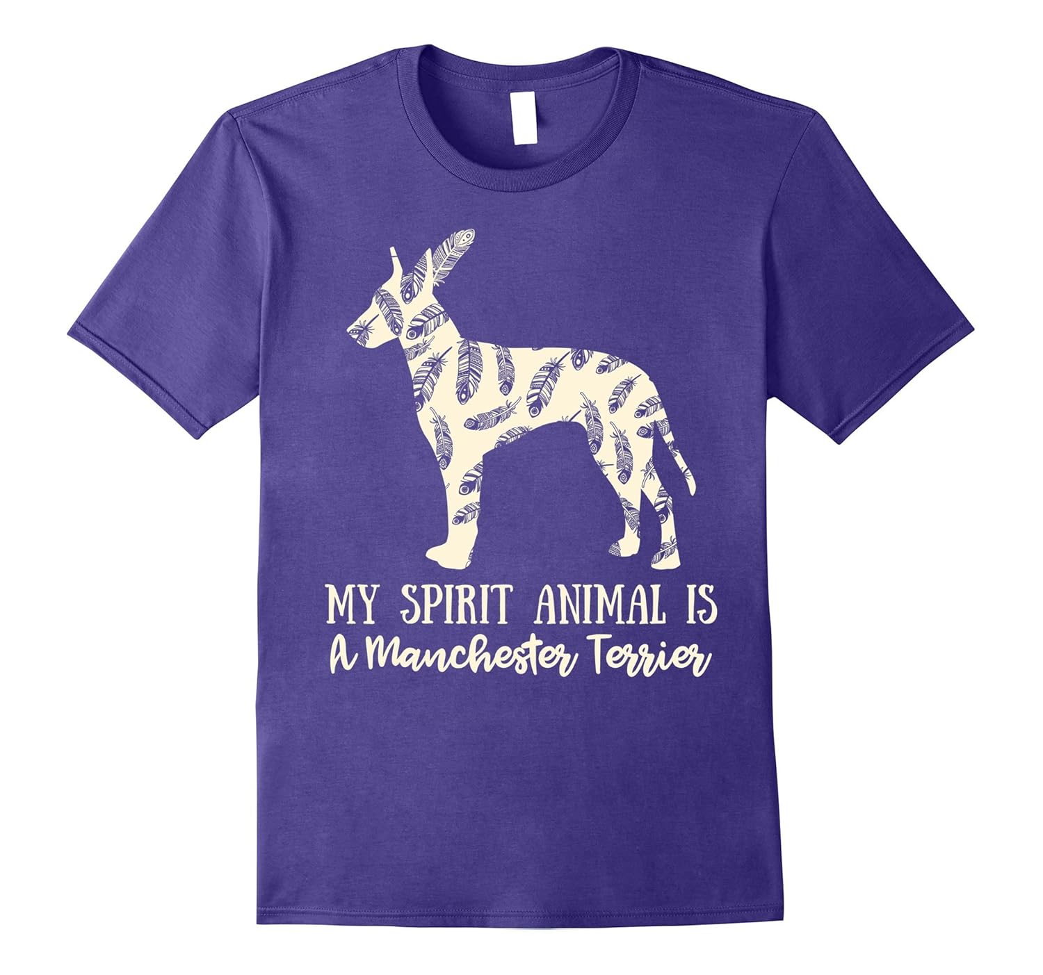 My Spirit Animal Is A Manchester Terrier Shirt Funny Gift-ANZ