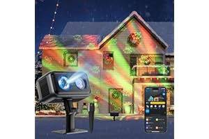 Govee Outdoor Projector Light, Upgraded Aurora Star Projector with 16 RGB Patterns, 50+ Scene Modes for Indoor & Outdoor Holiday Decor, Works with Alexa, Google, Matter, IP65 Waterproof
