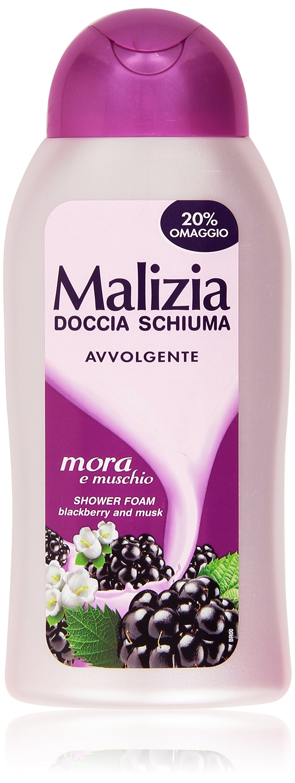 MALIZIA Doccia Mora&Muschio Avvolgente 300 Ml. - Doccia Schiuma