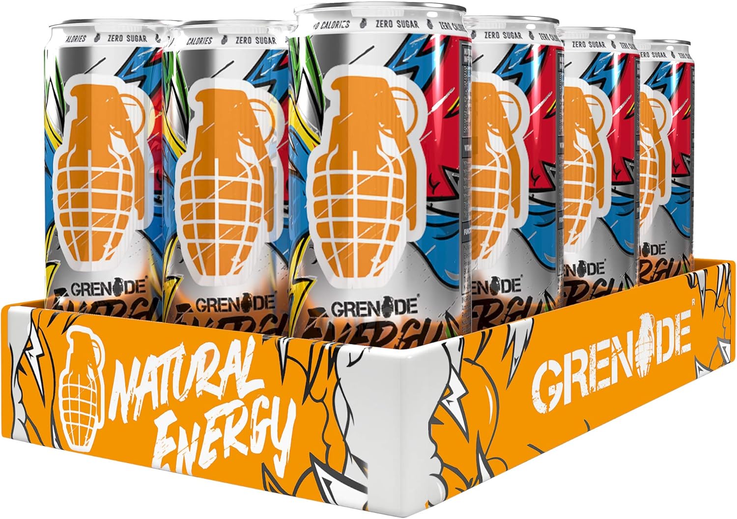 Grenade Energy Drink, 330ml (Pack of 12) Amazon.co.uk Health