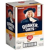 Quaker Old Fashioned Rolled Oats, Non GMO Project Verified, Two 64oz Bags in Box, 90 Servings, 4 Pound (Pack of 2)