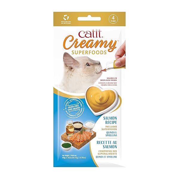 CATIT CREAMY SUPERFOOD LICKABLE CAT TREAT – HYDRATING...
