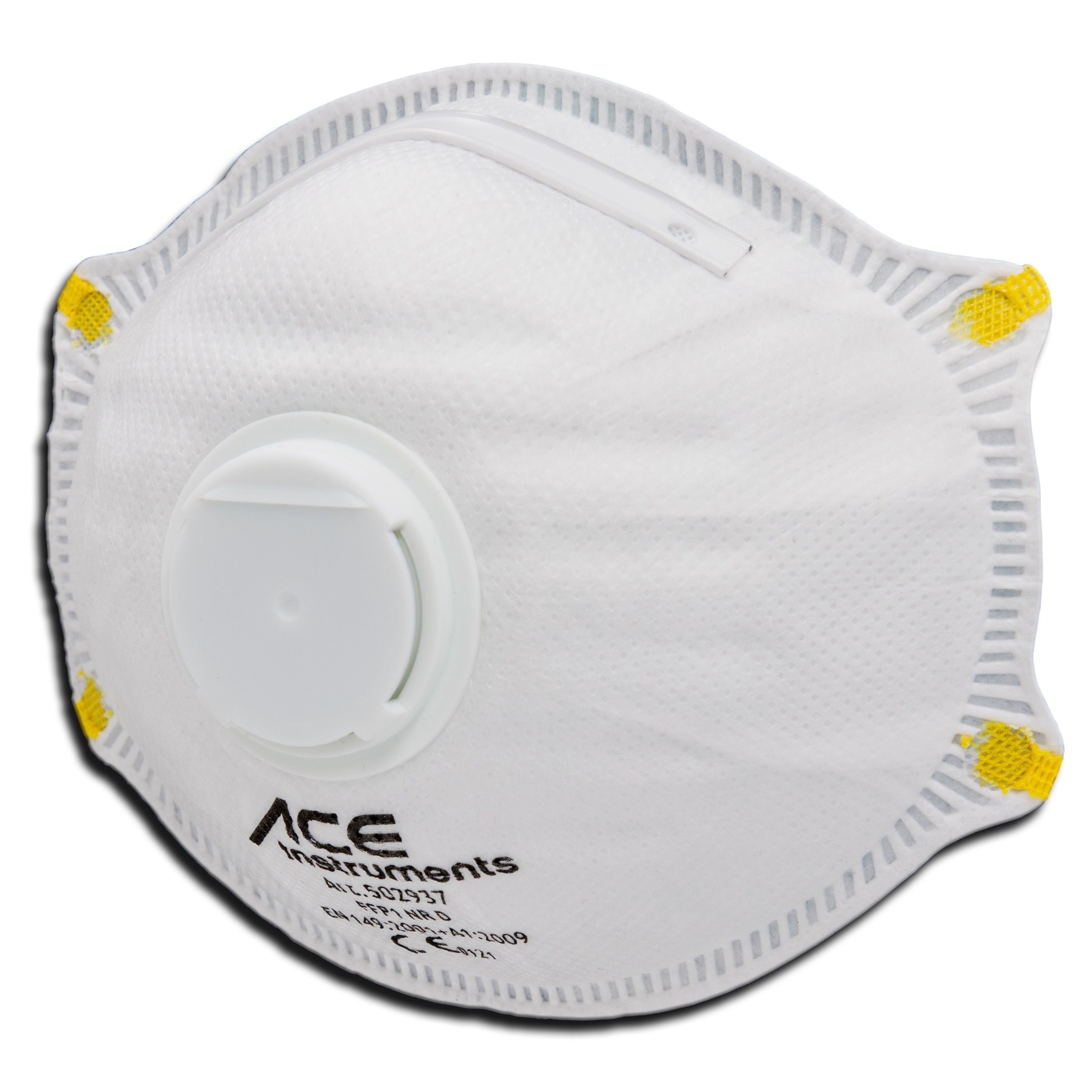 ACE 10 pcs. FFP1 Dust Masks, Protection Against Particles, Smoke, Aerosols and Dust, EN149