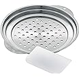 Küchenprofi Spaetzle Lid and Scraper, Stainless-Steel Dumpling Maker and Spaetzle Noodle Maker