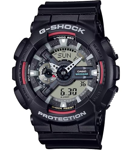 Amazon.com: Casio G-shock Ana Digi All Black Men's Watch, 200