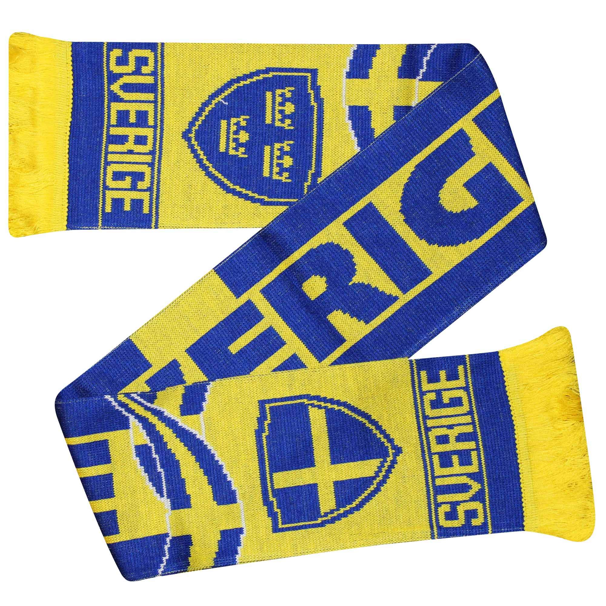 Sweden (Sverige World Cup Football & Sports Fans Scarf (100% Acrylic)