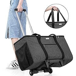 LUXJA Rolling Tote Compatible with Cricut Maker