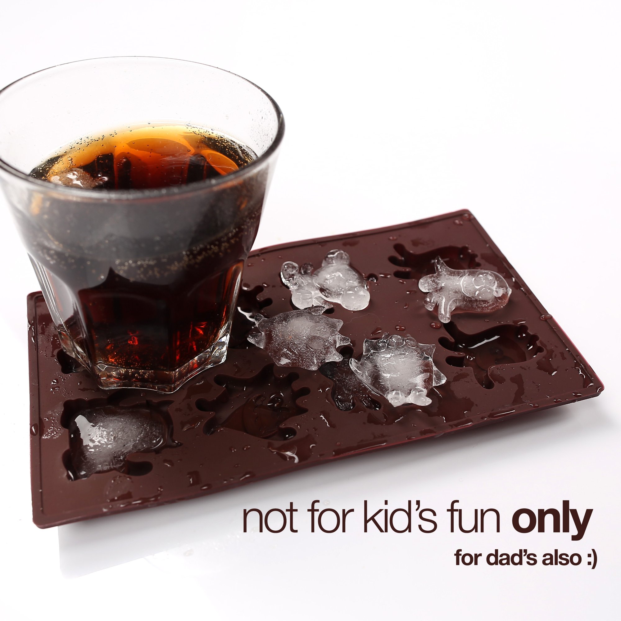 Chocolate Candy Mold Crazy Monsters - Set of 3 for 24 Candies - Non-Stick BPA Free Silicone Gummy Molds, Jelly Molds, Ice Cube Tray, Gelatin Mold, Soap Mold, Fat Bomb Molds