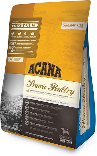 acana prairie poultry dog