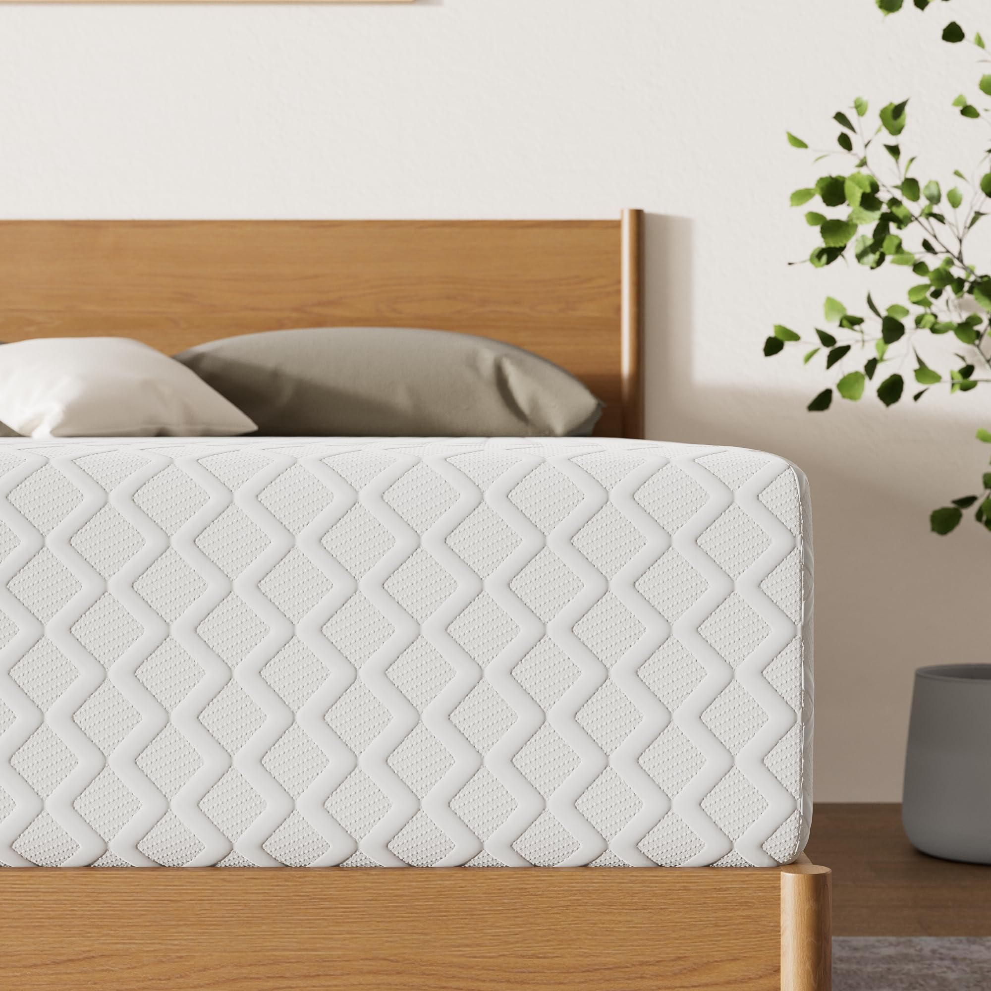 Photo 1 of Signature Design by Ashley Chime Memory Foam 12" King Mattress with Thick Memory and Support Foam for Pressure Relief, Fiberglass Free, Mattress In A Box