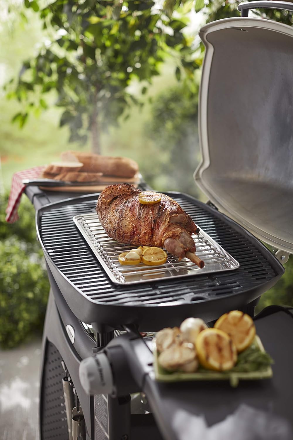 Amazon Com Weber 6562 Original Q Roasting Shields For Grilling Large Grill Racks Garden Outdoor