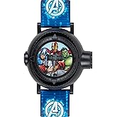 Marvel Avengers Kids Digital Projection Watch with 10 Image Projector, Comfortable Strap, and Durable Design - Fun and Interactive Timepiece for Boys, Perfect for Young Avengers Fans
