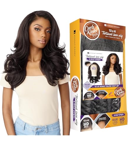 Amazon.com : Sensationnel Curls Kinksandco Kinkyedges Wig  display picture 2