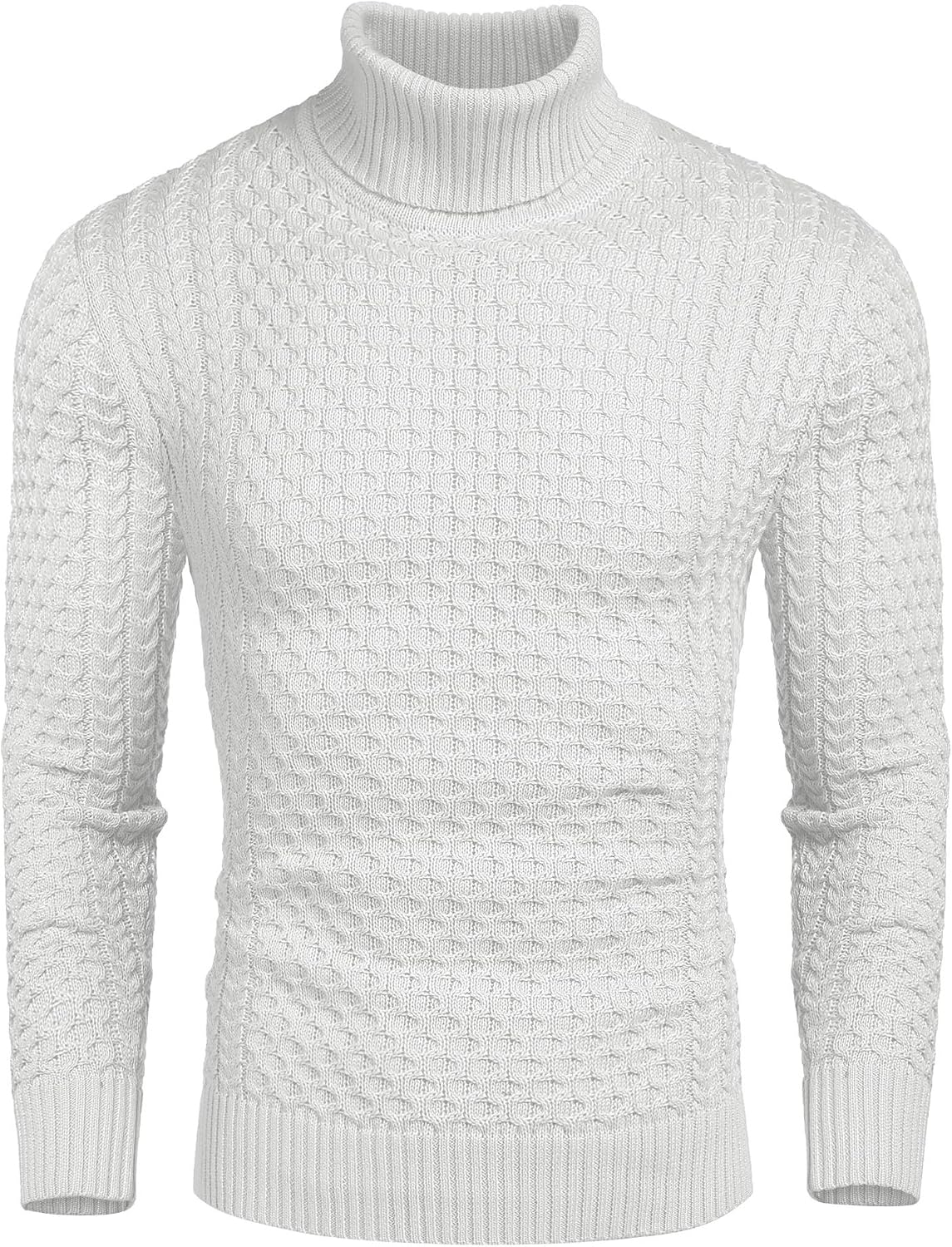 COOFANDY Men's Slim Fit Turtleneck 