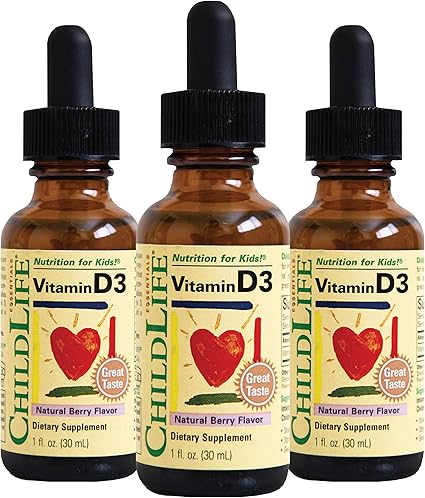 Amazon.com: Child Life Essentials Vitamin D3, 1 FZ - Pack of 3 ...