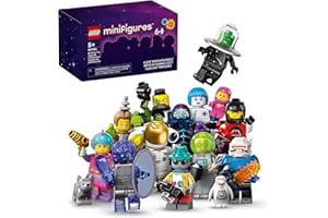 LEGO Minifigures Series 26 Space 6 Pack, Multi Pack of Collectible Minifigures for Kids, Sci-Fi Toy Building Set for Independ