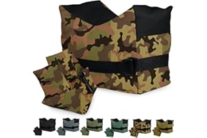 TW TWOD Outdoor Shooting Rest Bags Target Sports Shooting Bench Rest Front & Rear Support SandBag Stand Holders for Gun Rifle