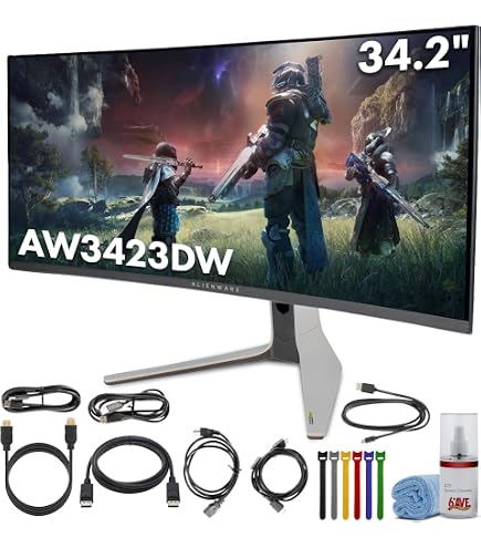 Amazon.com: Alienware AW3423DW 34.2” Curved QD-OLED PC Gaming