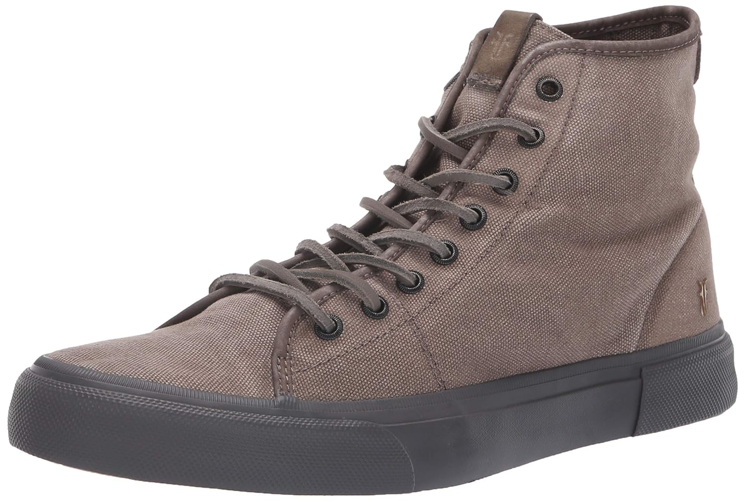 FRYE Men's Ludlow High Tennis Shoe Grey 10 Medium US