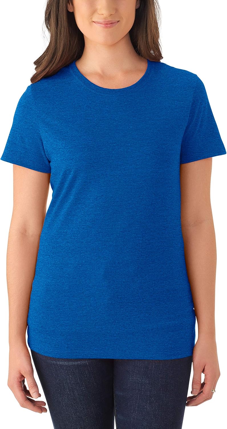 Jerzees Women's Tri-Blend T-Shirt (2-Pack) at  Women’s Clothing store