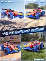 Kssvzz Spider 2.4GHz RC Monster Truck LED Lights 1:18 All Terrain 15 kmh view 5