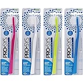 PRO-SYS&reg; Adult Tapered Soft Toothbrush (Colorful 4-Pack) - ADA Accepted, Made with Soft Dupont&trade; bristles