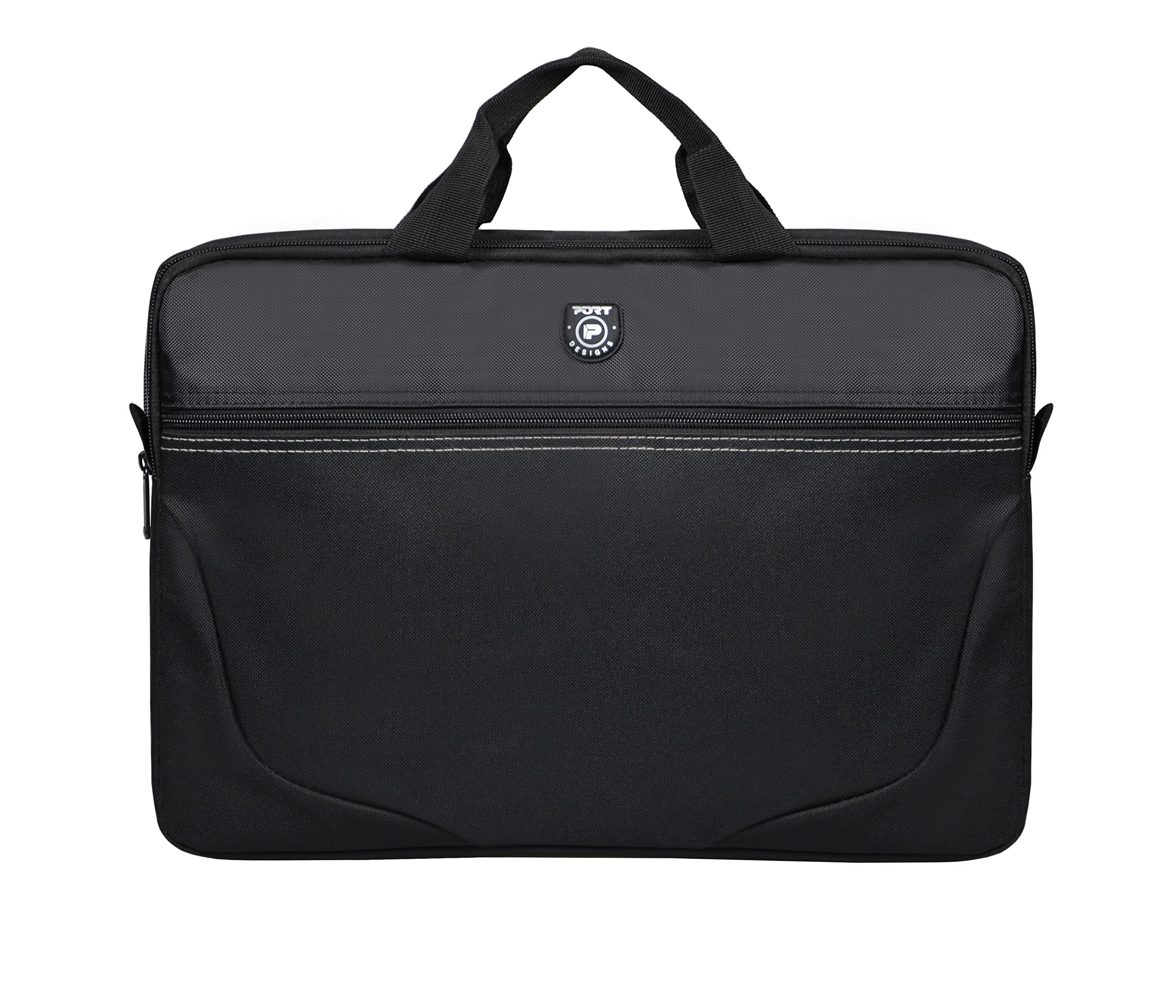 Port Designs Liberty Travel Laptop/Notebook/Chromebook Professional Business Briefcase Sleeve Laptop Bag for 17 inch Windows/Macbook - Black