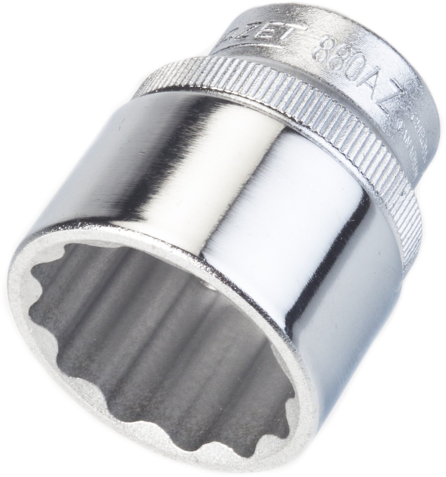 HAZET 880AZ-15/16 36.5 mm 12-Point Traction Profile Socket - Chrome-Plated/Polished