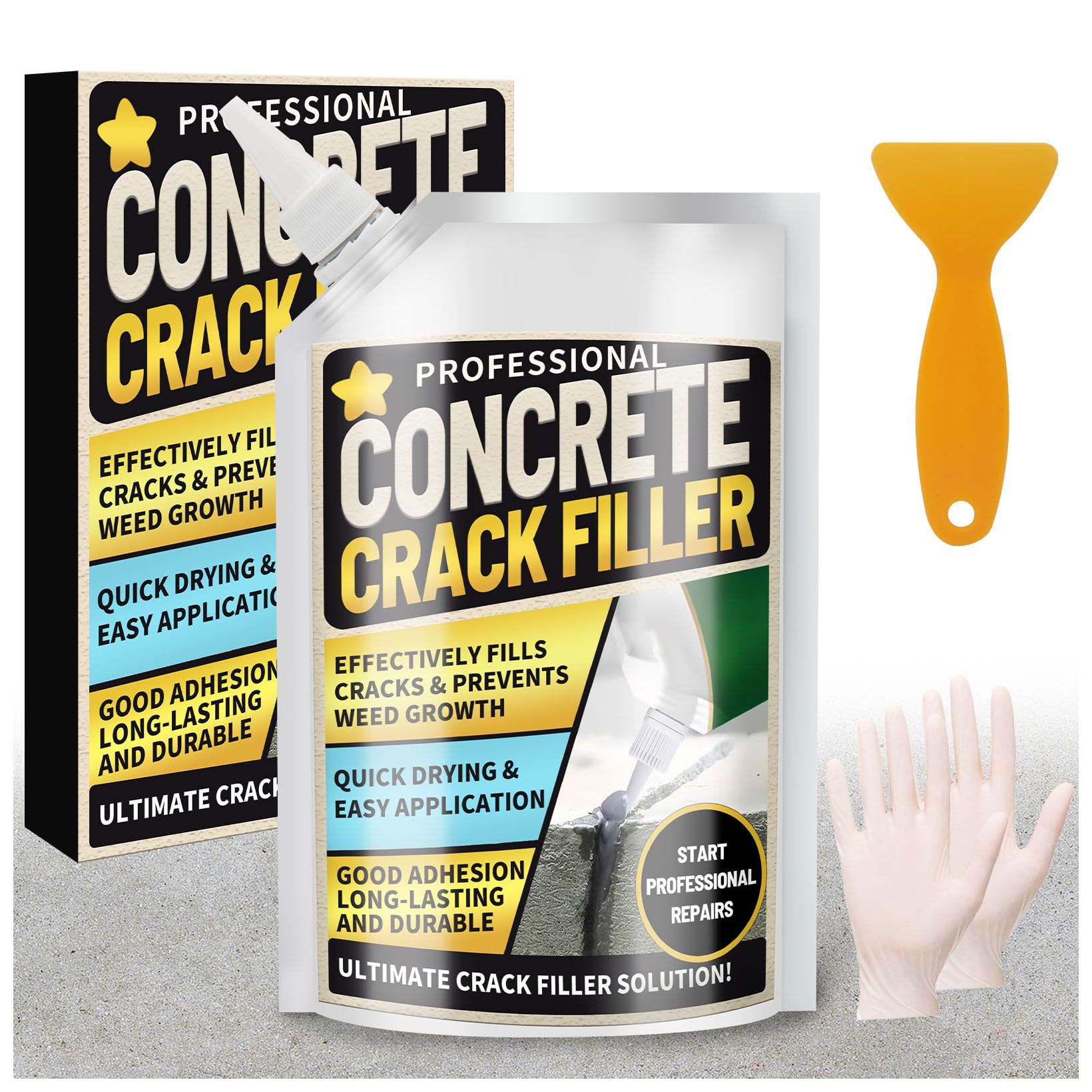 Concrete Crack Filler, High Elasticity Cement Crack
