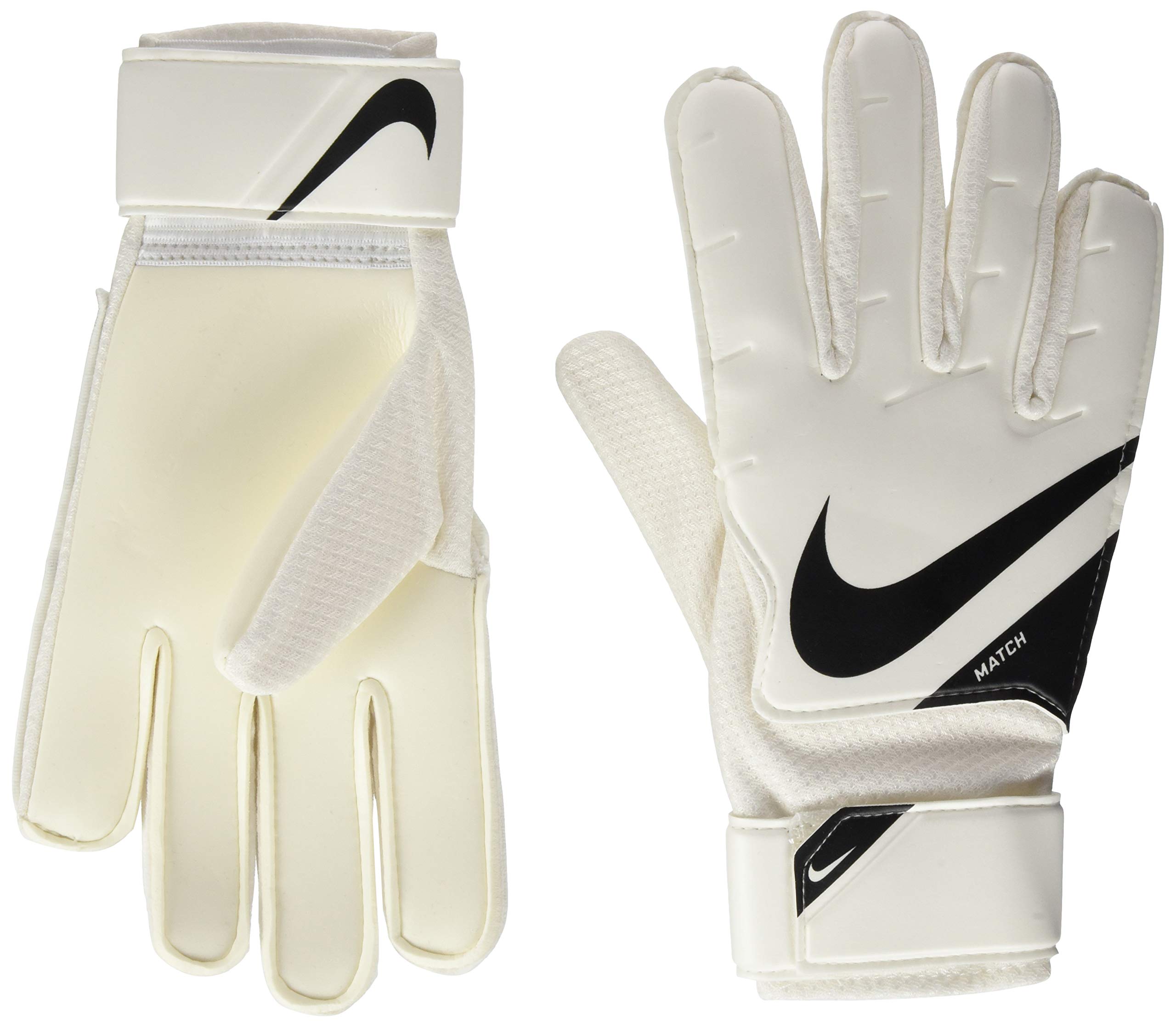 NIKE Gk Match Men's Sports Gloves, White/Black/Black, XXXX-Large