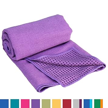 Toalla de yoga GRIP2 con puntos antideslizantes ...