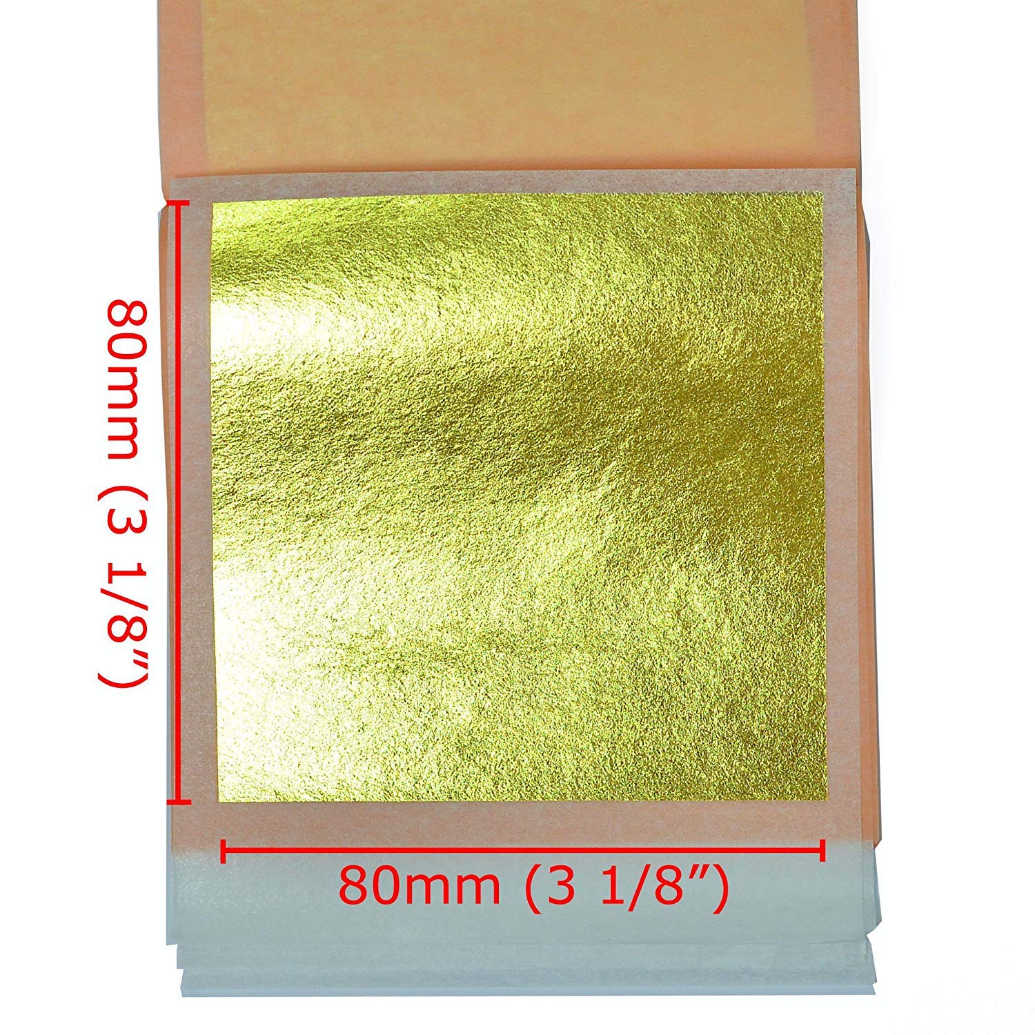 Barnabas Blattgold: Edible Gold Leaf sheets [10 sheets, Transfer Leaf, 3.1 inch] - aka 24K Edible Gold Leaf Sheets for cake decorating, gold foil sheets, edible gold leaf for baking