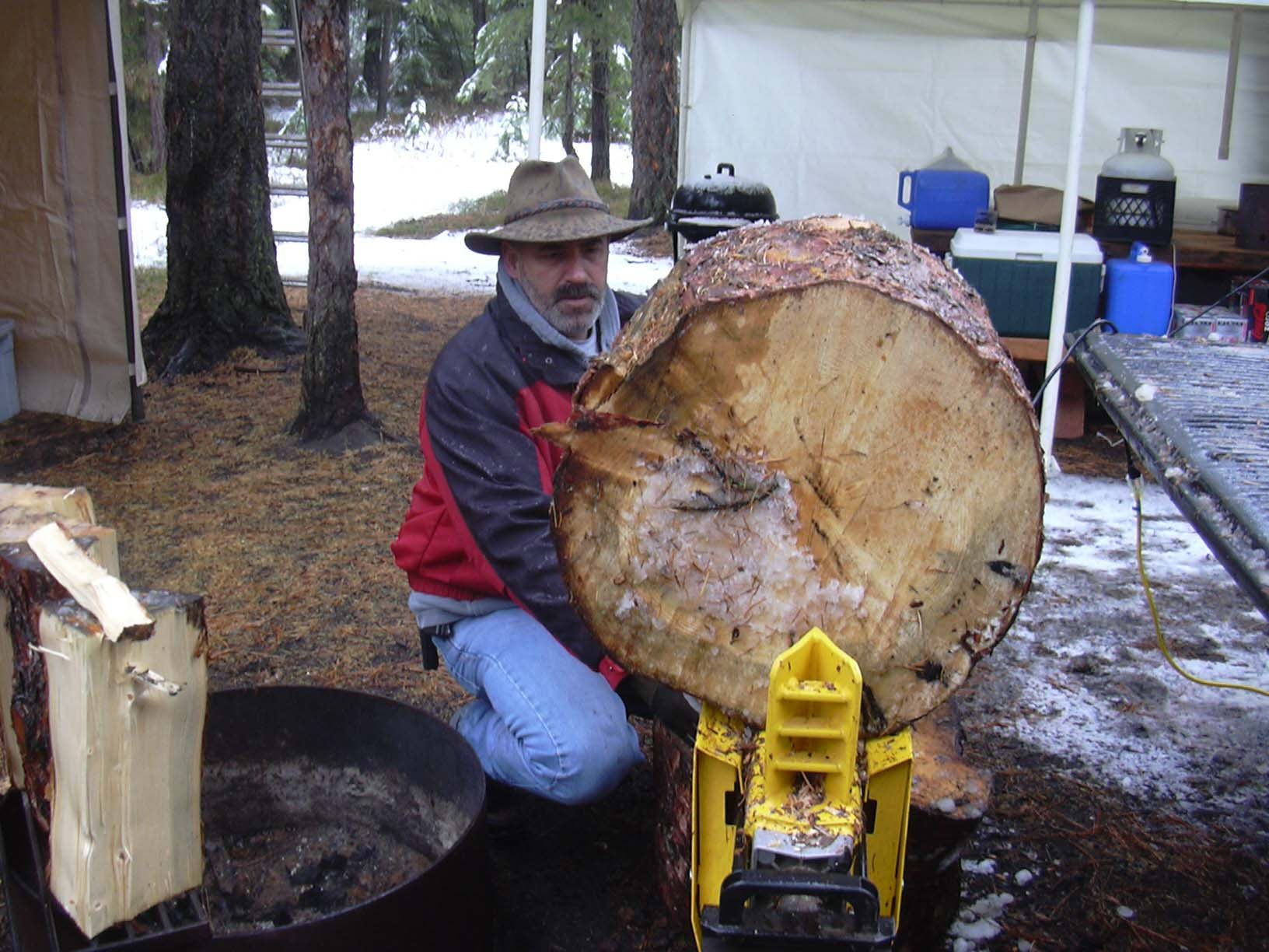 Electric Log Splitter