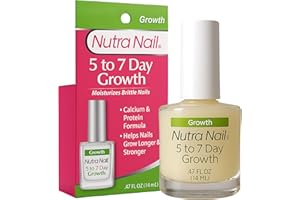 Nutra Nail 5 to 7 Day Growth Treatment - Fast Keratin Nail Hardener & Nail Strengthener for Thin Nails, Brittle & Damaged (0.47 Fl Oz)