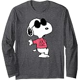 Peanuts - Joe Cool Pattern Long Sleeve T-Shirt