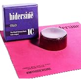 Hidersine 1CM Cello Rosin &ndash; Light Amber, Medium Grade Rosin for Cello Bow &ndash; Smooth Grip, Warm Tone, Natural Colophony Bow Rosin for Cello