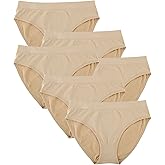 Balanced Tech Moisture Wicking Underwear for Women, Seamless Workout Hipster Brief Bikini Panties