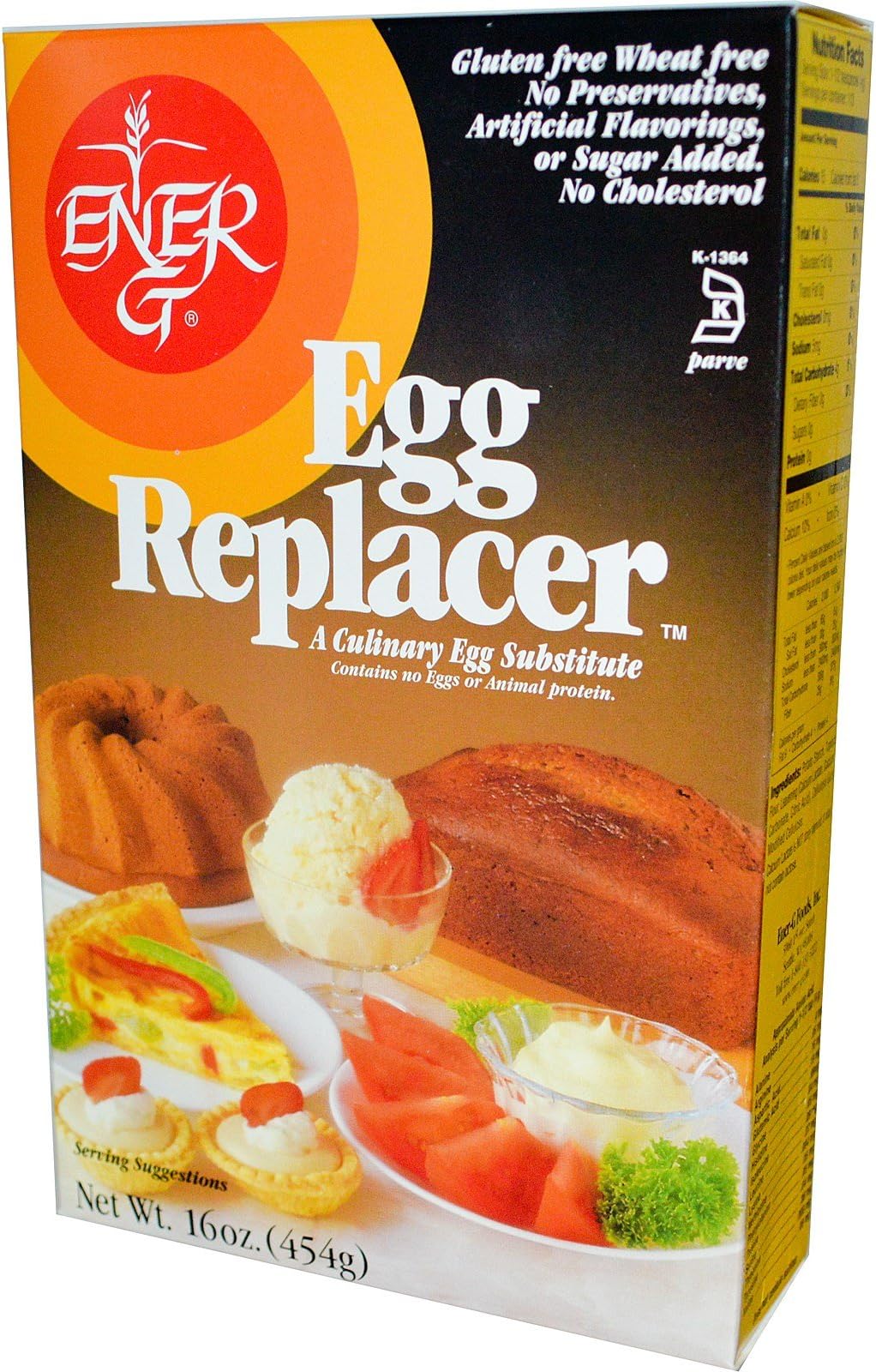 EnerG Foods Egg Replacer Vegan 16 Oz Pricepulse