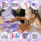 EVACOK Kids Makeup Sets 57 PCS Unicorn Washable Starter Kit for Girls view 2