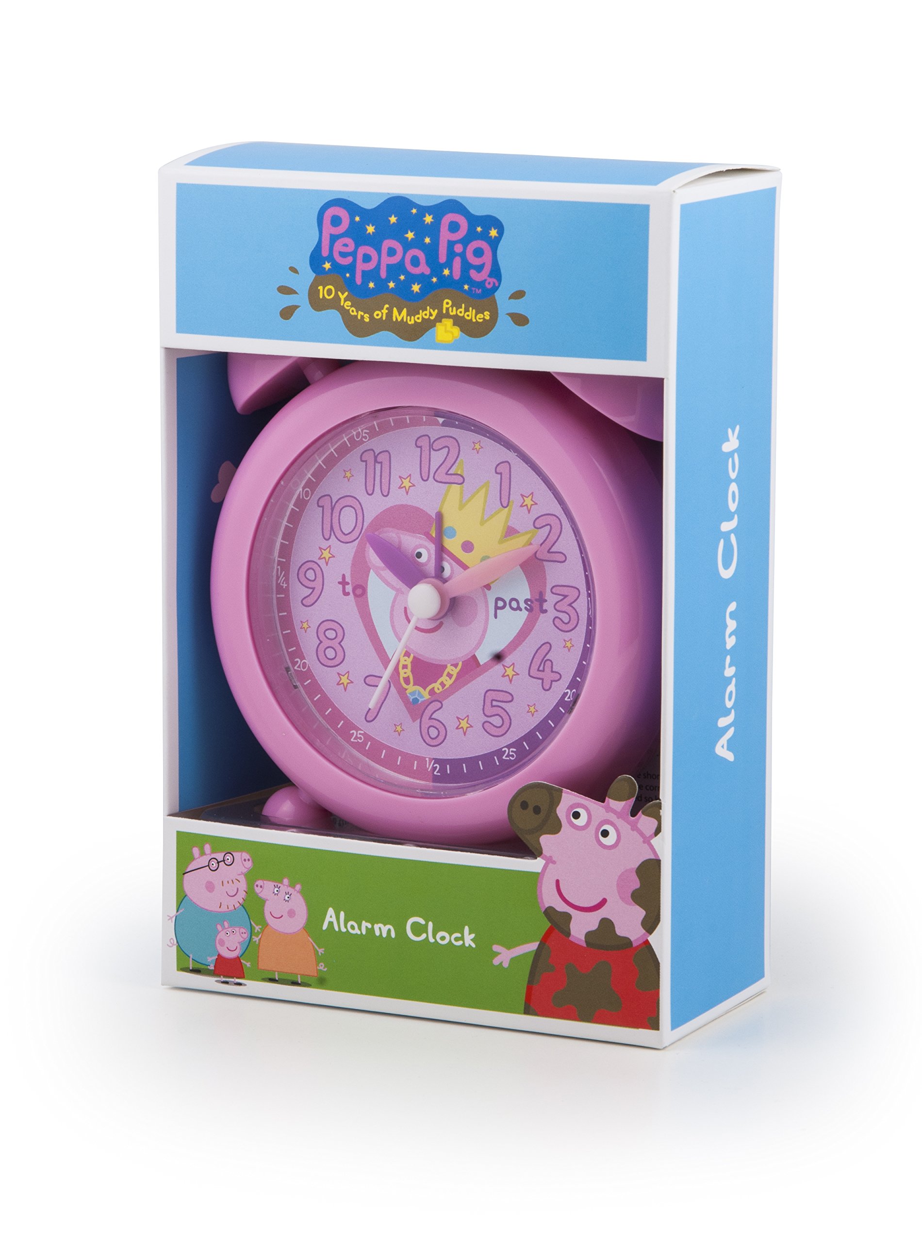Peppa Pig Alarm Clock, Pink childs fun bedroom gift girls eBay