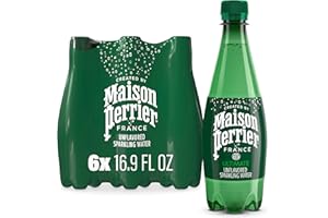 Maison Perrier Ultimate Sparkling Water, 16.9 Fl Oz Plastic Water Bottles, 6 Count 101.406 fl oz