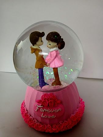 Buy Style Pitara Present Cute Couple Snow Globe Valentine Gifts For Wife Girlfriend Boyfriend Special Anniversary Birthday Gift With Music 7045 Online At Low Prices In India Amazon In