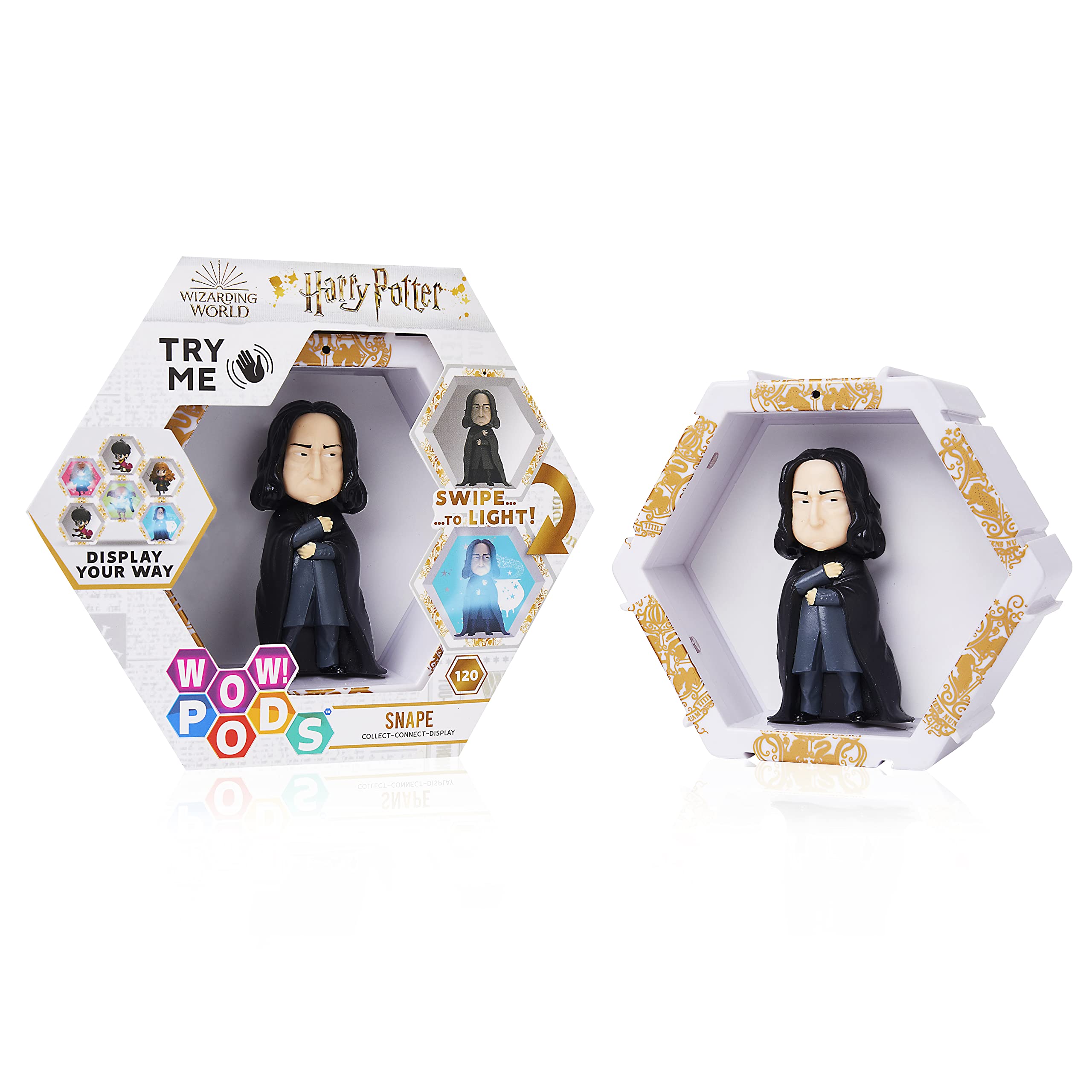 WOW! PODS Harry Potter World Book Day Light-Up Bobble-Head Figure | Official Collectable Toy (Professor Snape)