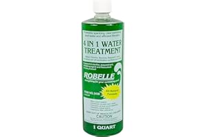 Robelle 1-Quart Concentrated 4-In-1 Water Treatment, Pool Clarifier, Made in USA